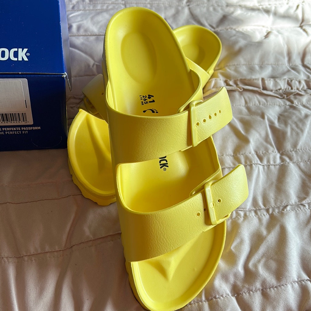 Yellow Birks Brand New In Box Size 41